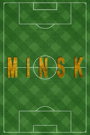 Minsk Tourism and travel, white backgroundの写真素材
