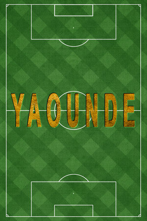 Yaounde Tourism and travel, white backgroundの写真素材