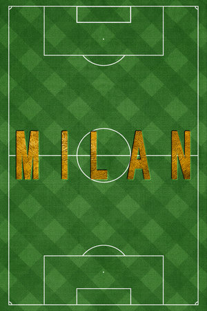 Milan Tourism and travel, white backgroundの写真素材