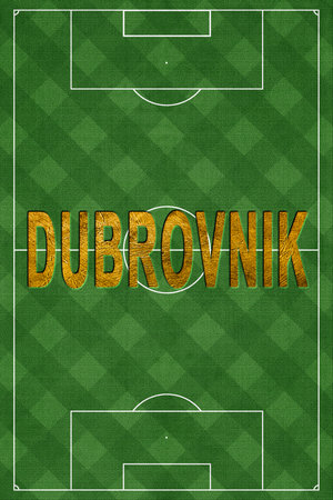 Dubrovnik Tourism and travel, white backgroundの写真素材