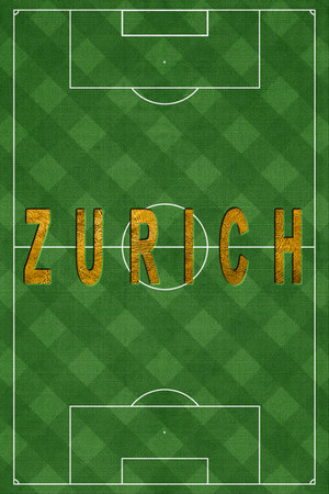 Zurich Tourism and travel, white backgroundの写真素材