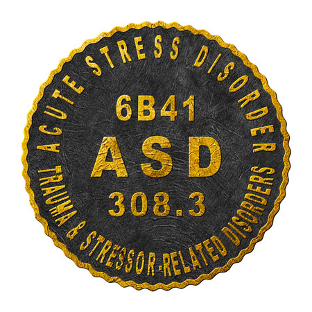 Acute stress disorder, Trauma & stressor-related disorders, Psychology Concept