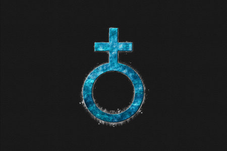 Symbol of Earth, Earth Sign, Blue Symbol