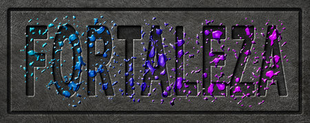 Neon Fortaleza Glow, Color Splash City