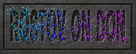 Neon Rostov On Don Glow, Color Splash City