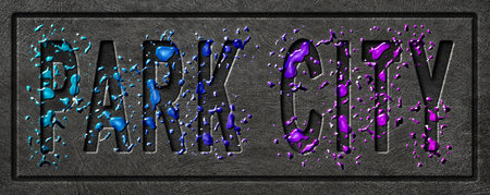 Neon Park City Glow, Color Splash City