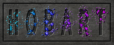 Neon Hobart Glow, Color Splash Cityの写真素材