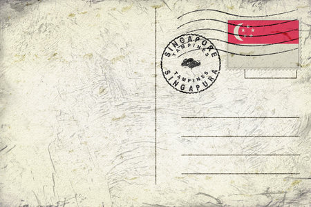 Singapore Tampines Round Seal Map Designの写真素材