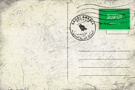 Saudi Arabia Riyadh Round Seal Map Designの写真素材