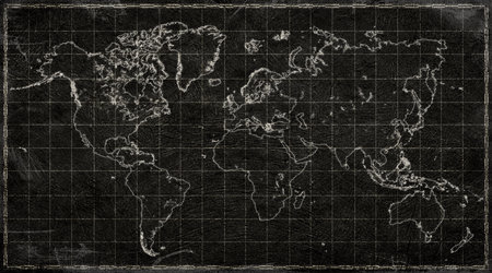 Antique World Map, Old Style World Map Background