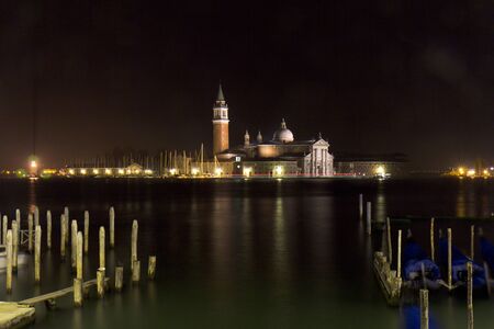 San Giorgio Maggiore island, Venice, Italy.の写真素材