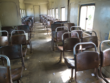 Retro and rustic wagon.のeditorial素材