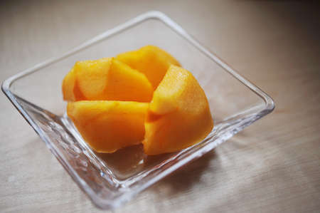 Persimmon is a common dessert fruit in Japan