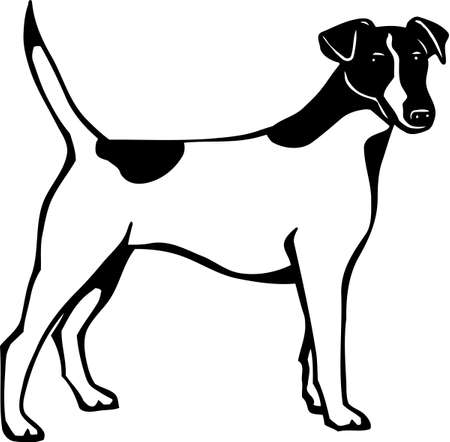 Fox Terrierのイラスト素材