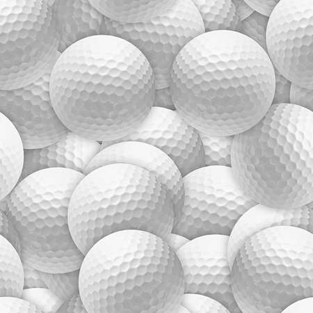 Golf Balls Seamless Texture Tileの写真素材