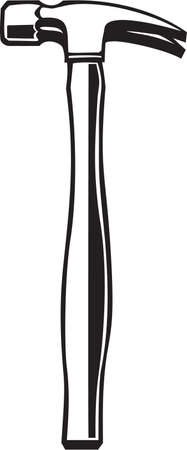 Hammer Vinyl Ready Vector Illustrationのイラスト素材