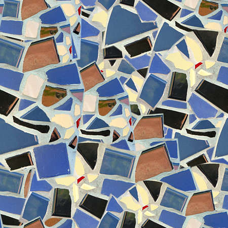 Broken Tile Mosaic Seamless Texture Tile