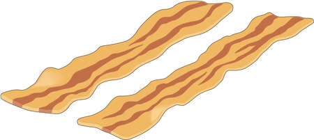Bacon Strips Illustrationのイラスト素材