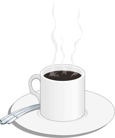 Cup of Coffee Illustrationのイラスト素材