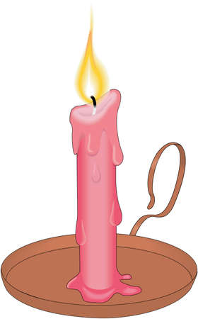 Candle Illustrationのイラスト素材