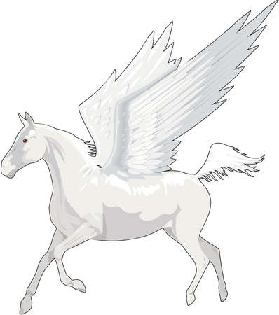 Pegasus Illustrationのイラスト素材