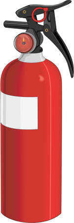 Fire Extinguisher Illustrationのイラスト素材