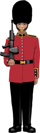 Palace Guard Illustrationのイラスト素材