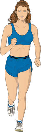 Jogger Illustrationのイラスト素材