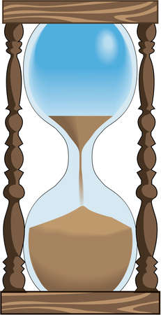 Hour Glass Illustrationのイラスト素材