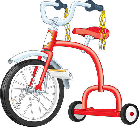 Tricycle Illustrationのイラスト素材