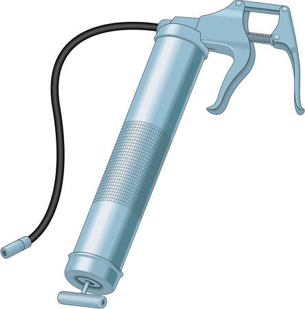 Grease Gun Illustrationのイラスト素材