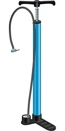 Tire Pump Illustrationのイラスト素材