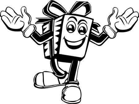 Gift Cartoon.のイラスト素材