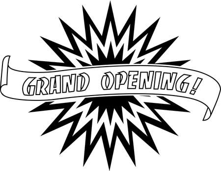 Grand Opening Illustration.のイラスト素材