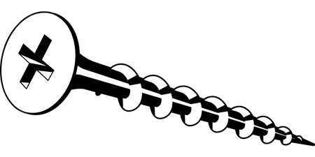 Deck Screw Illustrationのイラスト素材