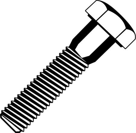 Hex Bolt Illustrationのイラスト素材