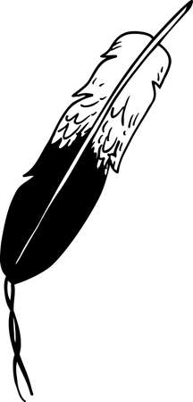 Feather Illustrationのイラスト素材