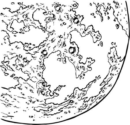 Distant Planet Illustrationのイラスト素材