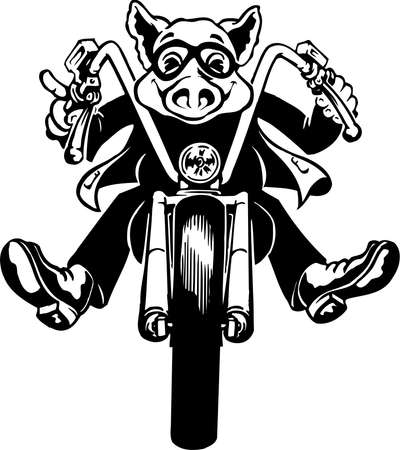 Hog Rider Illustrationのイラスト素材