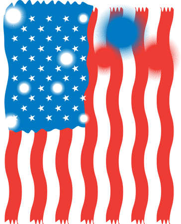 Star Bursting Banner Vector Backgroundのイラスト素材