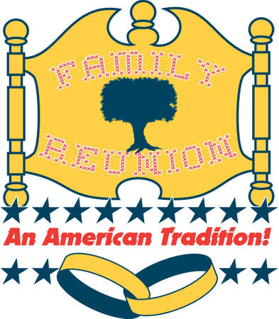 Family Reunion Vector Illustrationのイラスト素材