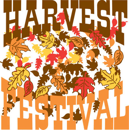 Harvest Festival Vector Illustrationのイラスト素材
