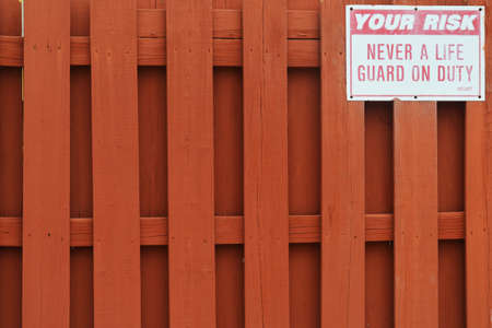 Your Risk Signの写真素材