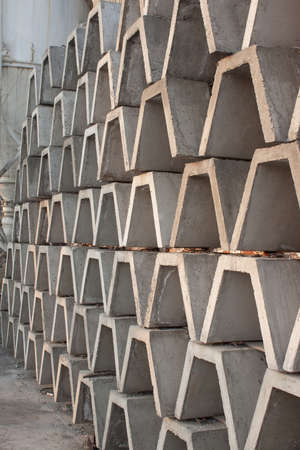 The warehouse drainage trays for plant productionの写真素材