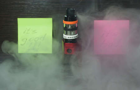 Vaping with smoke and steam