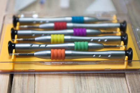Small screwdriver to repair the equipmentの写真素材