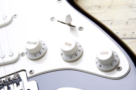 Guitar volumeの写真素材