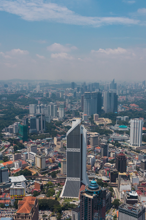 Kuala Lumpur skyline during mid day shot from Kuala Lumpur towerのeditorial素材