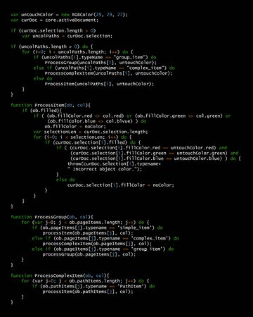 Abstract background with program code. Programming and coding technology background. Program listing. Vector illustration.のイラスト素材