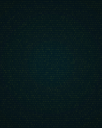 Abstract background with binary code Vector illustration.のイラスト素材